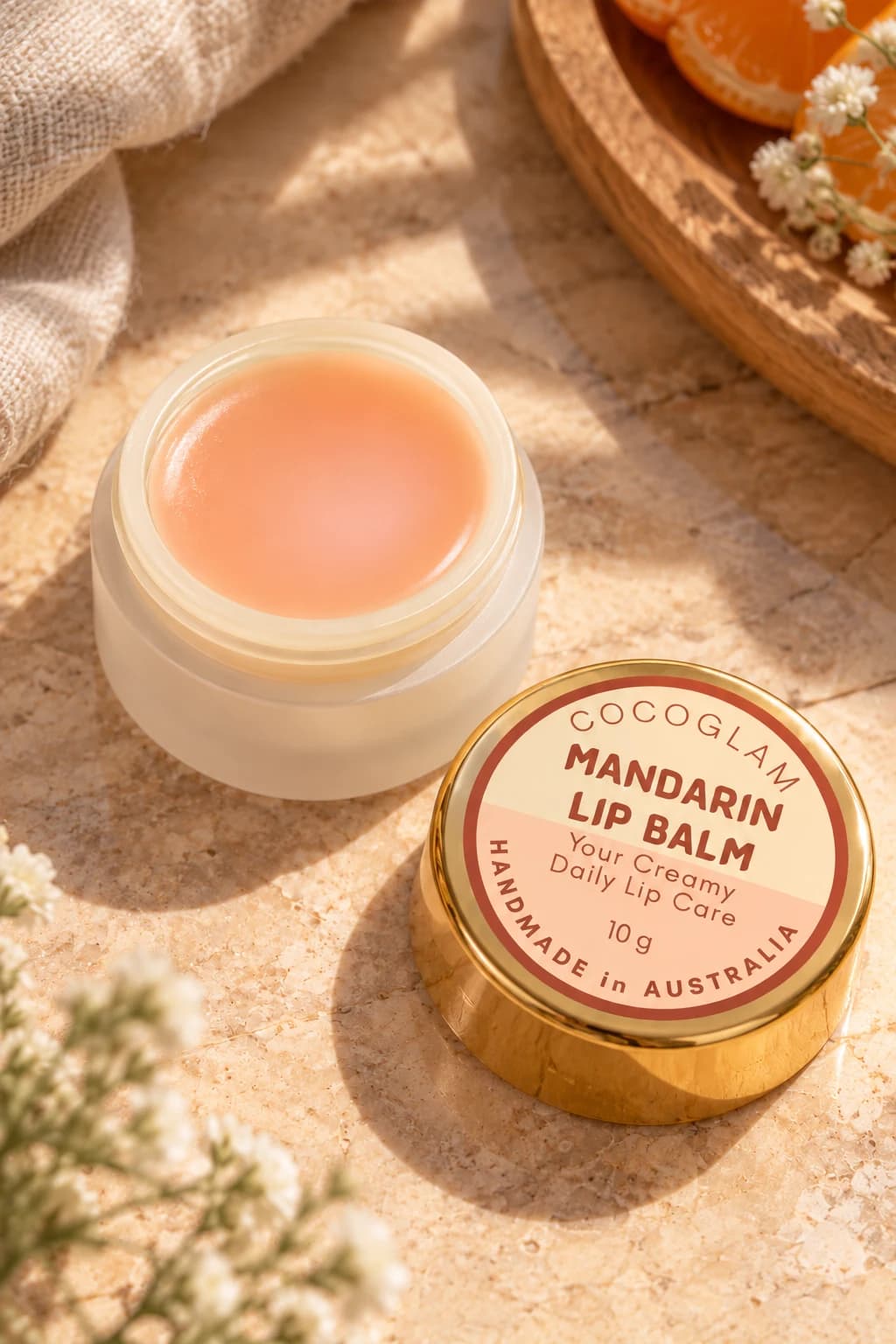 Mandarin Lip Balm for Lip Care